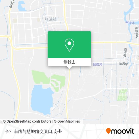 长江南路与慈城路交叉口地图