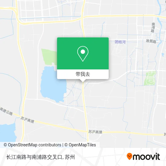 长江南路与南浦路交叉口地图
