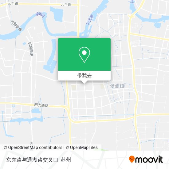 京东路与通湖路交叉口地图