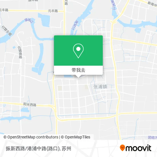 振新西路/港浦中路(路口)地图