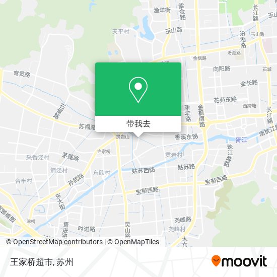 王家桥超市地图
