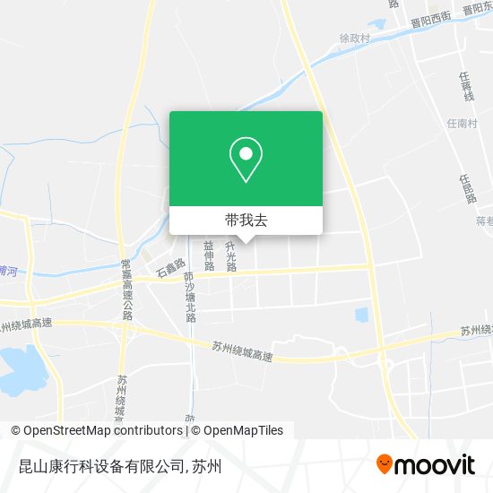 昆山康行科设备有限公司地图