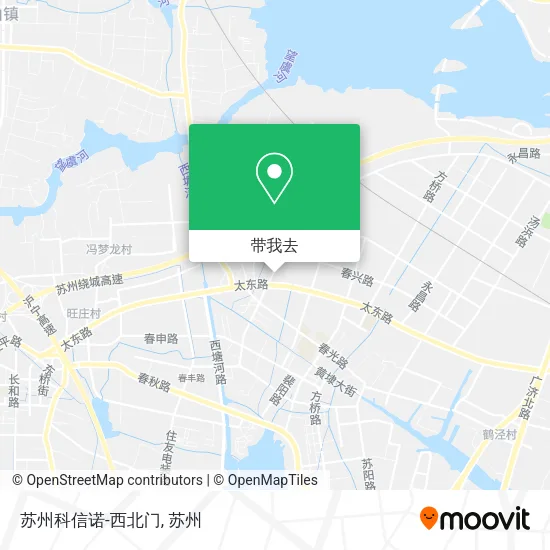 苏州科信诺-西北门地图
