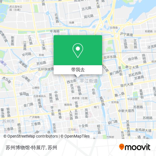 苏州博物馆-特展厅地图