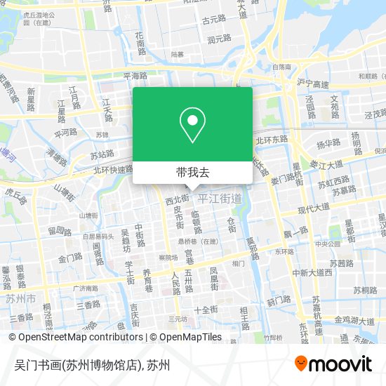 吴门书画(苏州博物馆店)地图