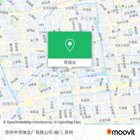 苏州半导体总厂有限公司-南门地图