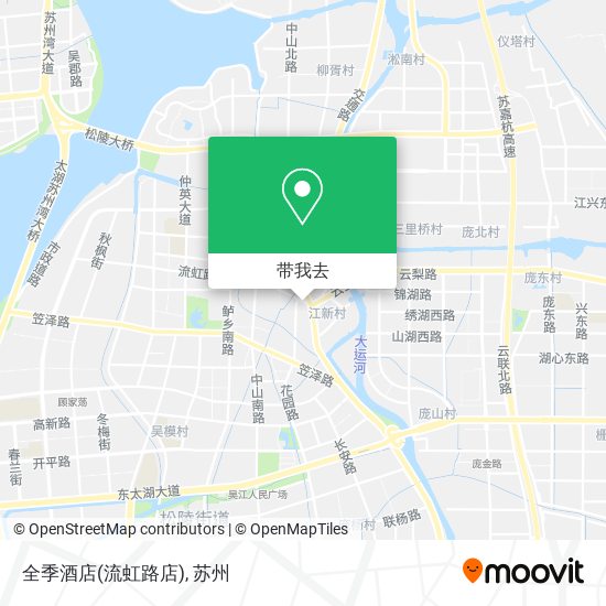 全季酒店(流虹路店)地图