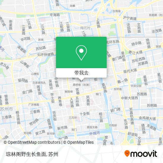 琼林阁野生长鱼面地图
