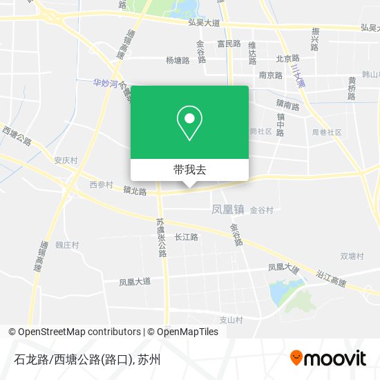 石龙路/西塘公路(路口)地图