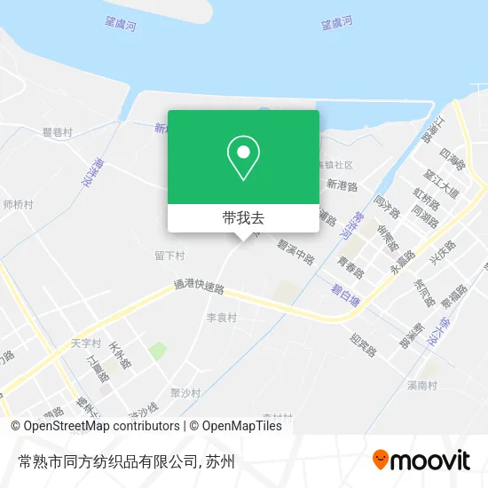 常熟市同方纺织品有限公司地图
