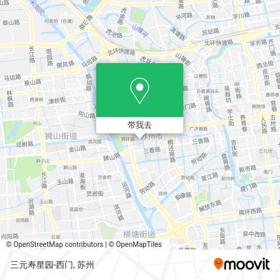 三元寿星园-西门地图
