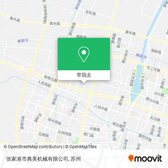 张家港市典美机械有限公司地图
