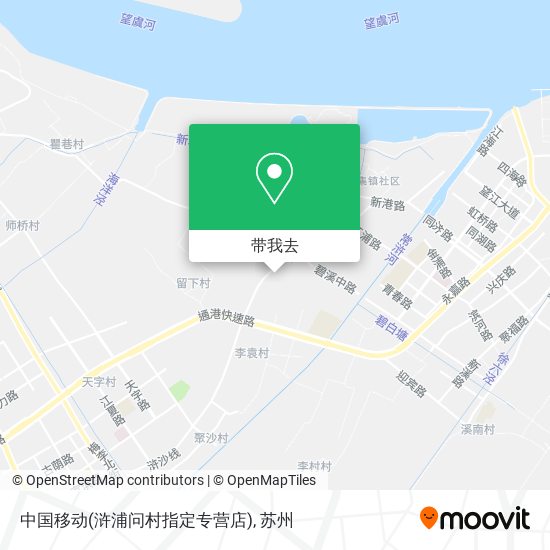 中国移动(浒浦问村指定专营店)地图