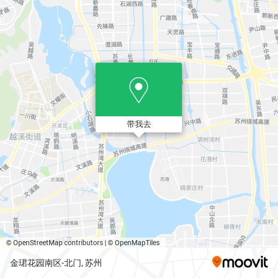 金珺花园南区-北门地图