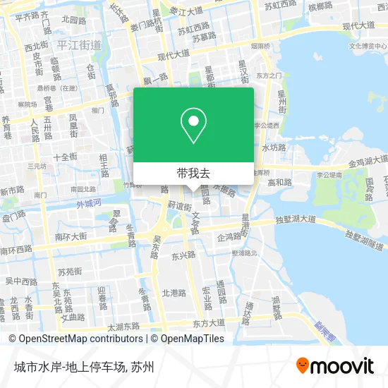 城市水岸-地上停车场地图