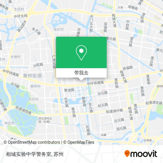 相城实验中学警务室地图