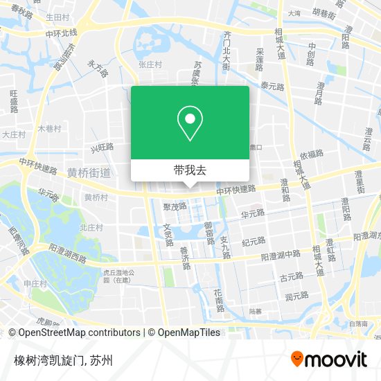 橡树湾凯旋门地图