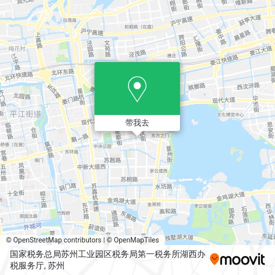 国家税务总局苏州工业园区税务局第一税务所湖西办税服务厅地图