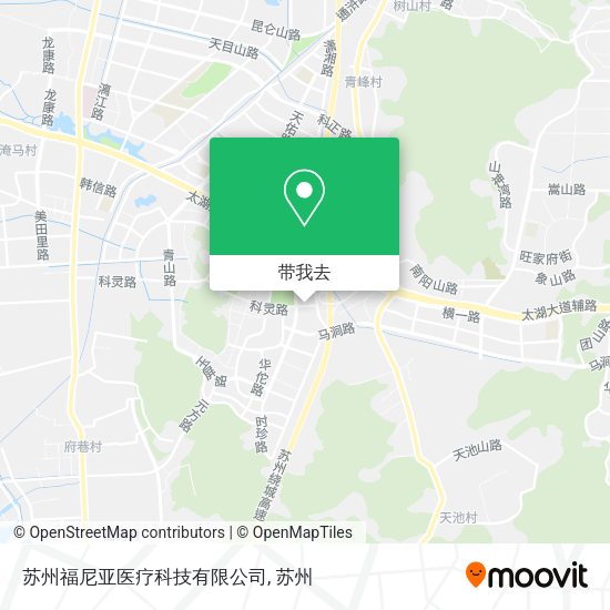 苏州福尼亚医疗科技有限公司地图