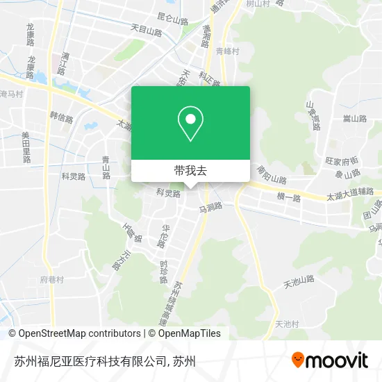 苏州福尼亚医疗科技有限公司地图