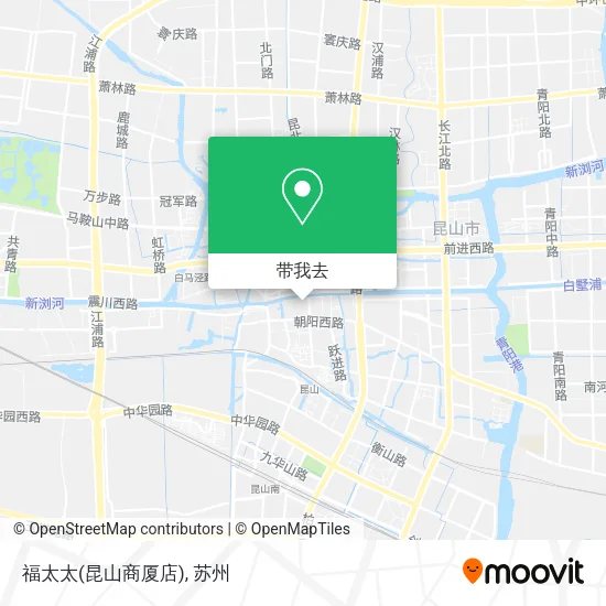 福太太(昆山商厦店)地图