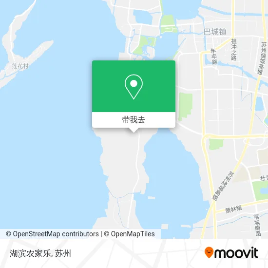 湖滨农家乐地图