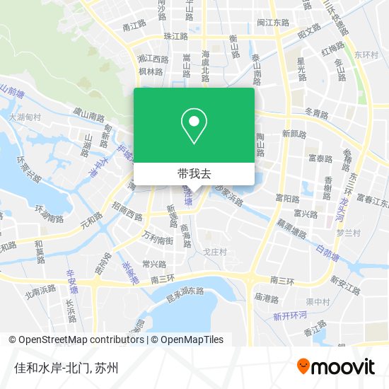 佳和水岸-北门地图