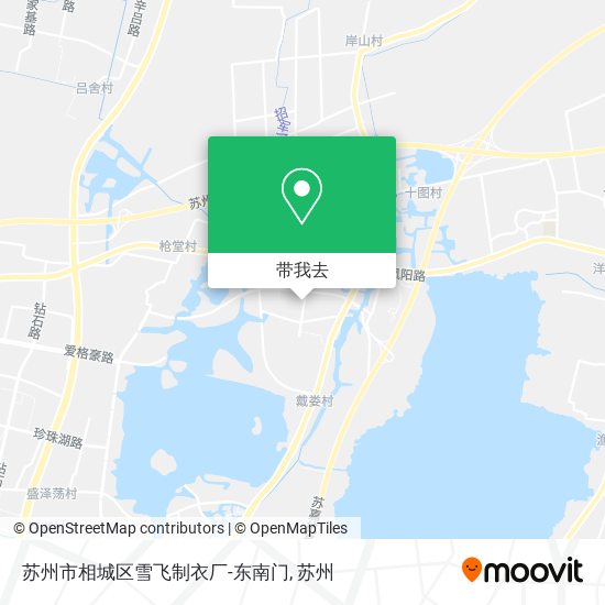 苏州市相城区雪飞制衣厂-东南门地图