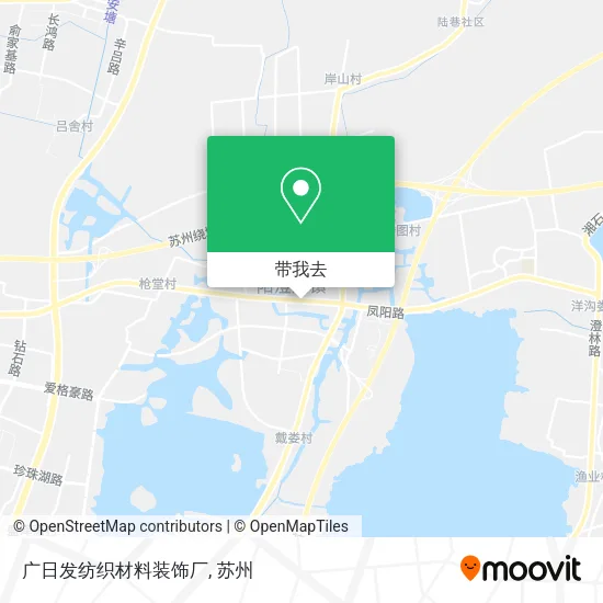 广日发纺织材料装饰厂地图
