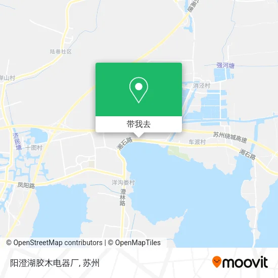 阳澄湖胶木电器厂地图