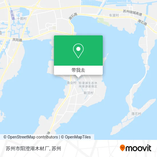 苏州市阳澄湖木材厂地图