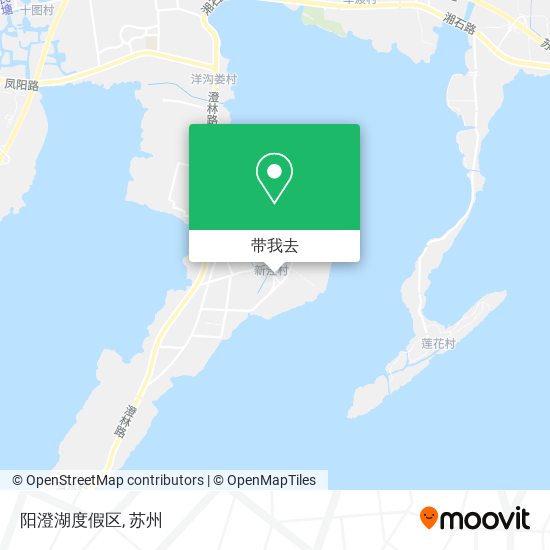 阳澄湖度假区地图