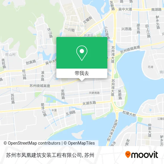 苏州市凤凰建筑安装工程有限公司地图
