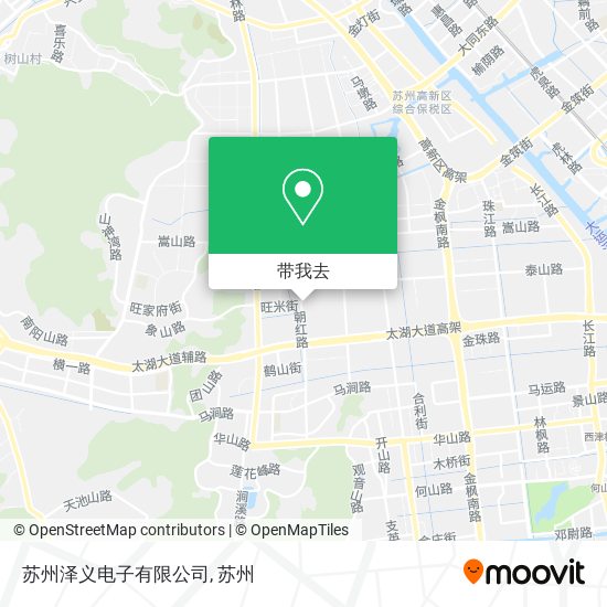 苏州泽义电子有限公司地图