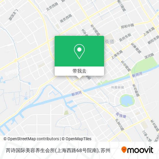芮诗国际美容养生会所(上海西路68号院南)地图