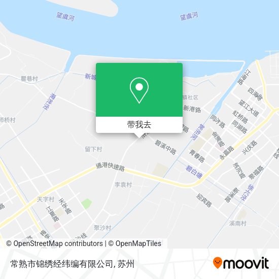 常熟市锦绣经纬编有限公司地图