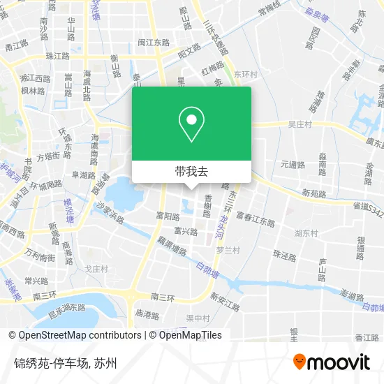 锦绣苑-停车场地图
