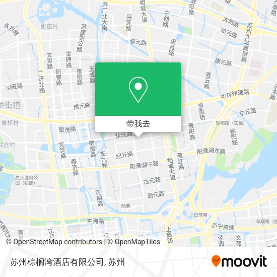 苏州棕榈湾酒店有限公司地图