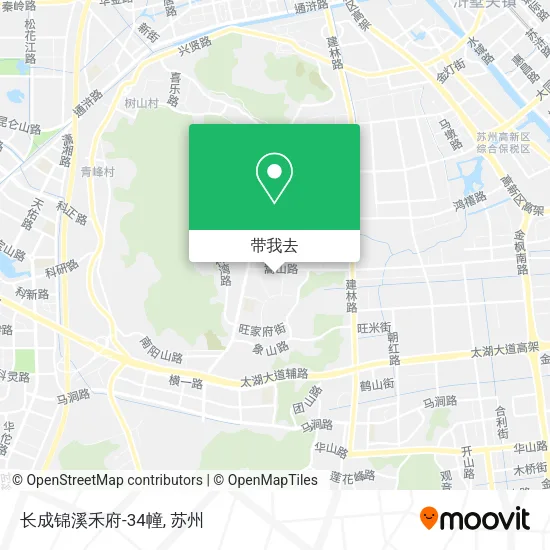 长成锦溪禾府-34幢地图