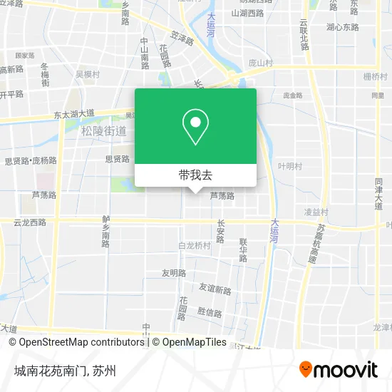 城南花苑南门地图