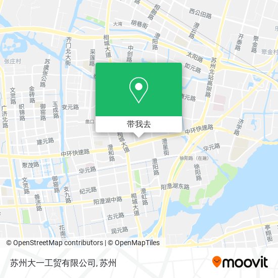 苏州大一工贸有限公司地图