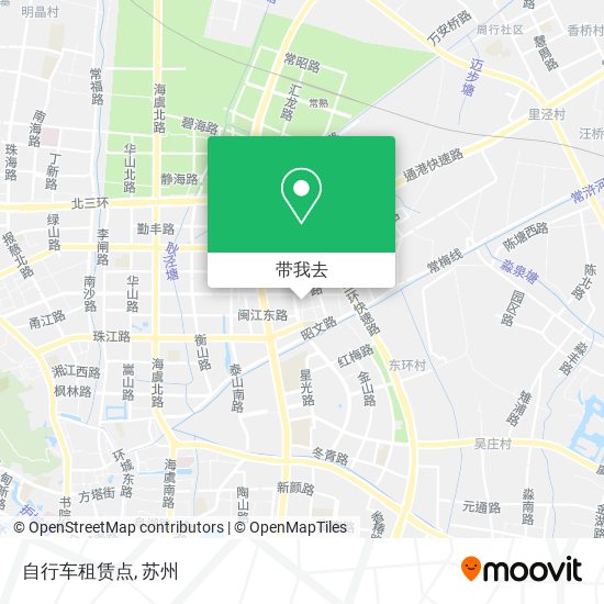 自行车租赁点地图