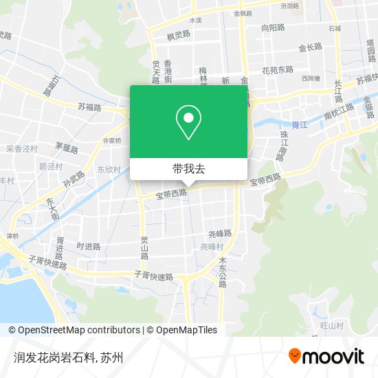 润发花岗岩石料地图