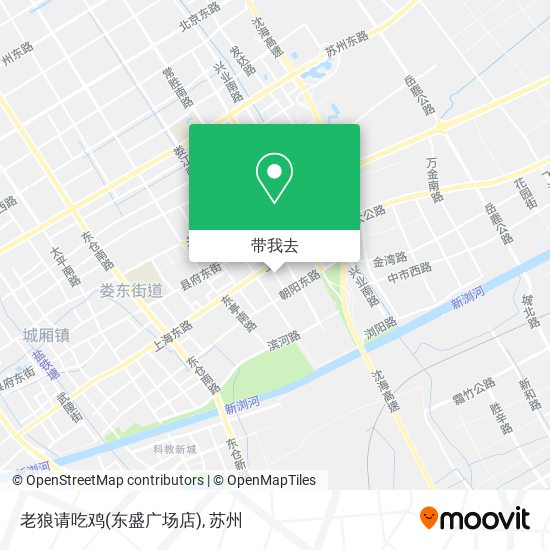 老狼请吃鸡(东盛广场店)地图