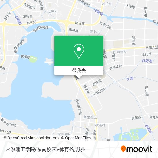 常熟理工学院(东南校区)-体育馆地图