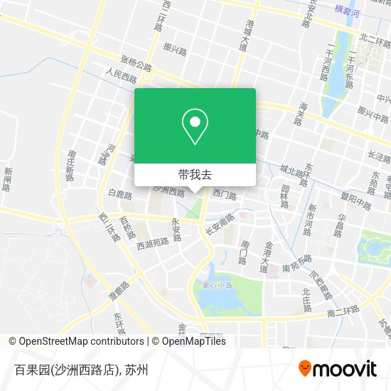 百果园(沙洲西路店)地图