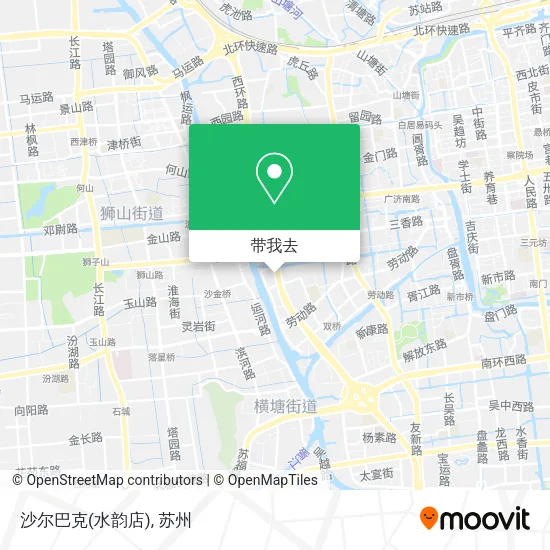 沙尔巴克(水韵店)地图