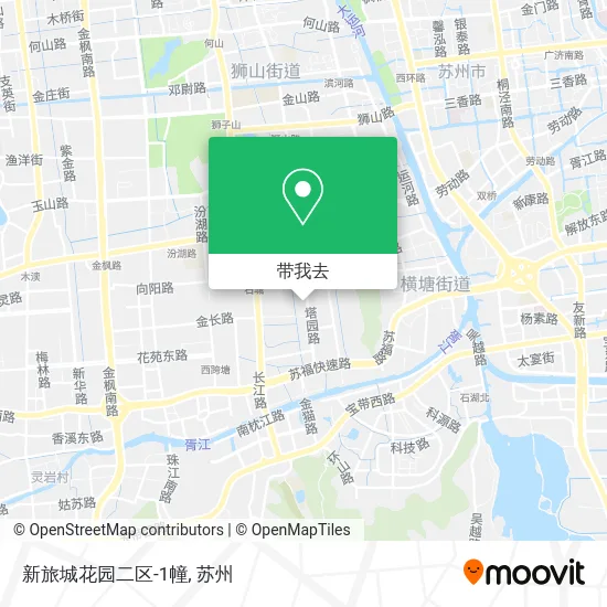 新旅城花园二区-1幢地图