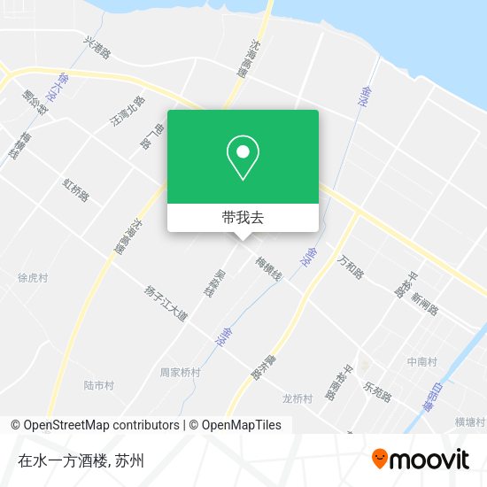 在水一方酒楼地图
