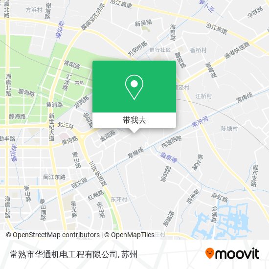 常熟市华通机电工程有限公司地图